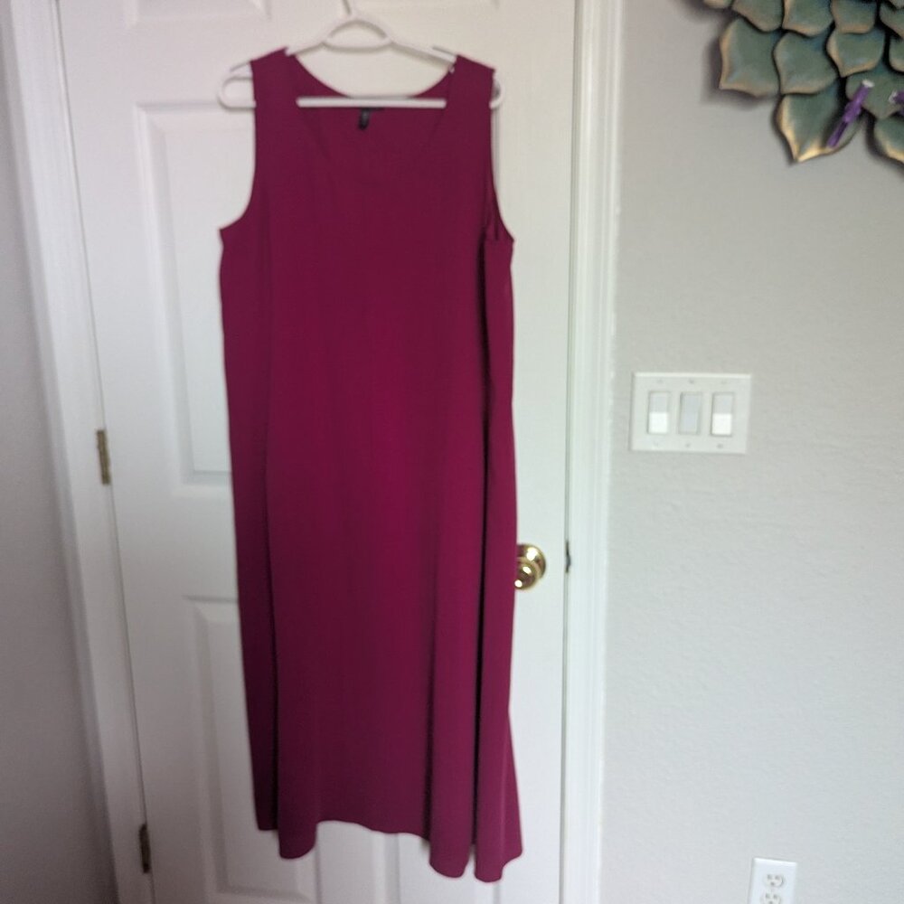 Eileen Fisher Wild Orchid Silk (magenta) L
